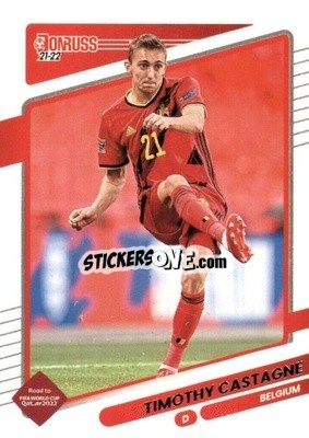 Sticker Timothy Castagne - Donruss Soccer Road to Qatar 2021-2022 - Panini