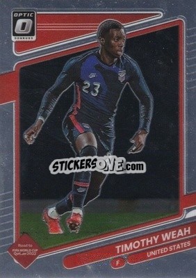 Sticker Timothy Weah - Donruss Soccer Road to Qatar 2021-2022 - Panini
