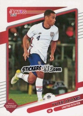 Sticker Tyler Adams - Donruss Soccer Road to Qatar 2021-2022 n. 166 - Panini