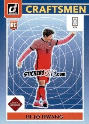 Sticker Ui-jo Hwang - Donruss Soccer Road to Qatar 2021-2022 n. 6c - Panini