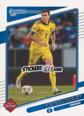 Sticker Victor Lindelof - Donruss Soccer Road to Qatar 2021-2022 n. 154 - Panini