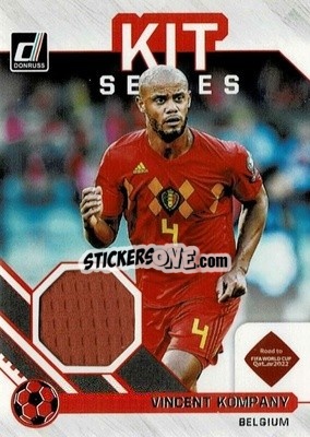 Sticker Vincent Kompany - Donruss Soccer Road to Qatar 2021-2022 n. KS-VK - Panini