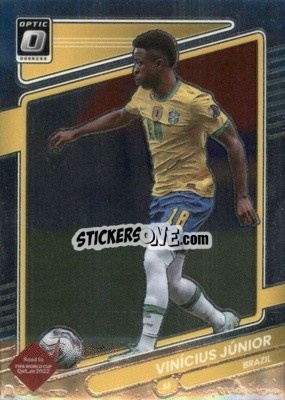 Sticker Vinicius Jr. - Donruss Soccer Road to Qatar 2021-2022 n. 26o - Panini