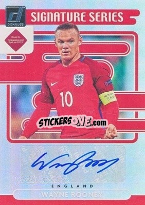 Sticker Wayne Rooney - Donruss Soccer Road to Qatar 2021-2022 n. SS-WR - Panini