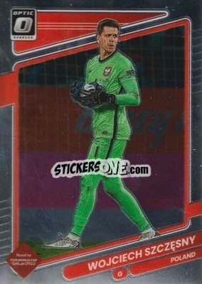 Sticker Wojciech Szczesny - Donruss Soccer Road to Qatar 2021-2022 n. 112o - Panini