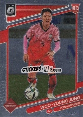 Sticker Woo-young Jung - Donruss Soccer Road to Qatar 2021-2022 n. 139o - Panini