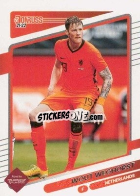 Sticker Wout Weghorst - Donruss Soccer Road to Qatar 2021-2022 n. 131 - Panini