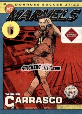Sticker Yannick Carrasco - Donruss Soccer Road to Qatar 2021-2022 - Panini