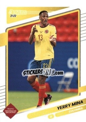 Sticker Yerry Mina - Donruss Soccer Road to Qatar 2021-2022 n. 29 - Panini