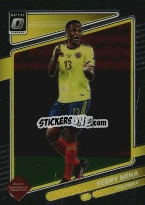 Sticker Yerry Mina - Donruss Soccer Road to Qatar 2021-2022 n. 29o - Panini