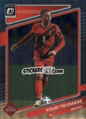Sticker Youri Tielemans - Donruss Soccer Road to Qatar 2021-2022 n. 12o - Panini