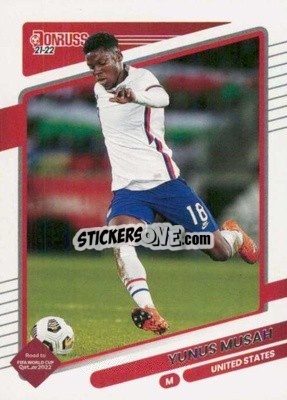 Sticker Yunus Musah - Donruss Soccer Road to Qatar 2021-2022 n. 161 - Panini