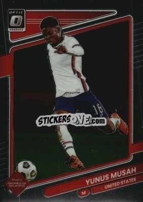 Sticker Yunus Musah - Donruss Soccer Road to Qatar 2021-2022 n. 161o - Panini