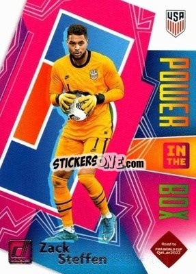 Sticker Zack Steffen - Donruss Soccer Road to Qatar 2021-2022 n. 10pb - Panini