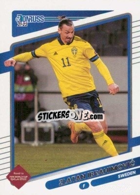 Sticker Zlatan Ibrahimovic - Donruss Soccer Road to Qatar 2021-2022 n. 152 - Panini