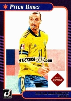 Sticker Zlatan Ibrahimovic - Donruss Soccer Road to Qatar 2021-2022 n. 7pk - Panini