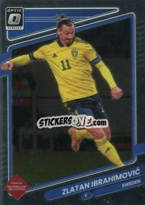 Sticker Zlatan Ibrahimovic - Donruss Soccer Road to Qatar 2021-2022 n. 152o - Panini