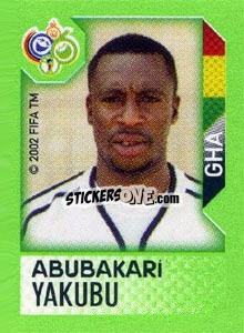 Sticker Abubakari Yakubu - FIFA World Cup Germany 2006. Mini album - Panini