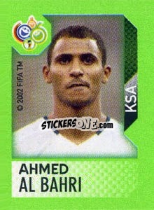 Sticker Ahmed Al Bahri - FIFA World Cup Germany 2006. Mini album - Panini