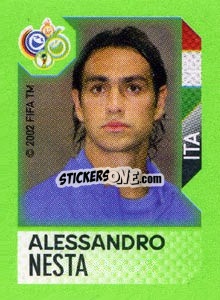 Sticker Alessandro Nesta - FIFA World Cup Germany 2006. Mini album n. 184 - Panini