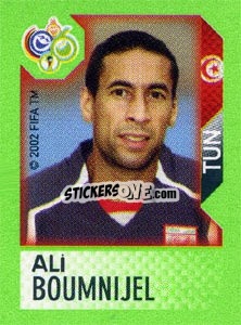 Sticker Ali Boumnijel - FIFA World Cup Germany 2006. Mini album n. 305 - Panini