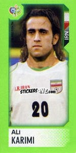 Sticker Ali Karimi - FIFA World Cup Germany 2006. Mini album n. 148 - Panini