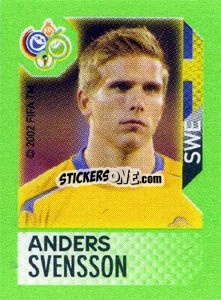 Sticker Anders Svensson - FIFA World Cup Germany 2006. Mini album n. 91 - Panini