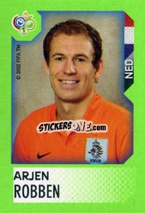 Sticker Arjen Robben - FIFA World Cup Germany 2006. Mini album n. 131 - Panini