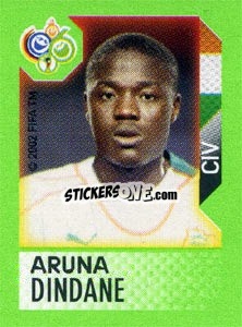 Sticker Aruna Dindane - FIFA World Cup Germany 2006. Mini album n. 114 - Panini