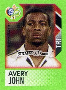 Sticker Avery John - FIFA World Cup Germany 2006. Mini album n. 74 - Panini