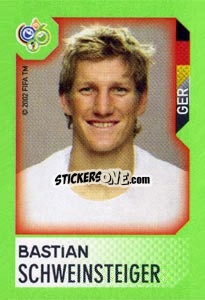 Sticker Bastian Schweinsteiger - FIFA World Cup Germany 2006. Mini album - Panini
