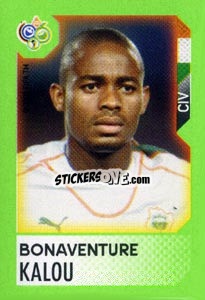 Sticker Bonaventure Kalou - FIFA World Cup Germany 2006. Mini album n. 106 - Panini