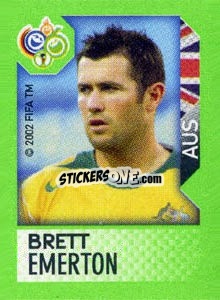 Sticker Brett Emerton - FIFA World Cup Germany 2006. Mini album - Panini