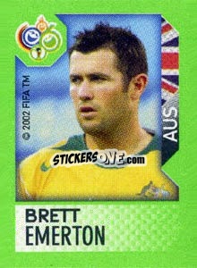 Sticker Brett Emerton - FIFA World Cup Germany 2006. Mini album n. 244 - Panini