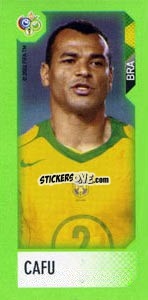 Sticker Cafu - FIFA World Cup Germany 2006. Mini album - Panini