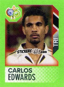 Sticker Carlos Edwards - FIFA World Cup Germany 2006. Mini album - Panini