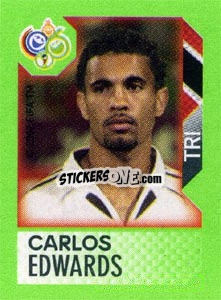 Sticker Carlos Edwards - FIFA World Cup Germany 2006. Mini album n. 80 - Panini