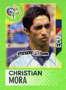 Sticker Christian Mora - FIFA World Cup Germany 2006. Mini album - Panini