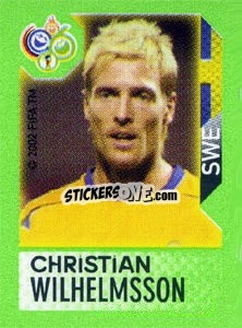 Sticker Christian Wilhelmsson - FIFA World Cup Germany 2006. Mini album - Panini