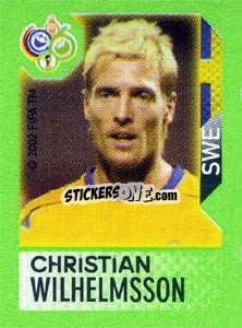 Sticker Christian Wilhelmsson - FIFA World Cup Germany 2006. Mini album n. 92 - Panini