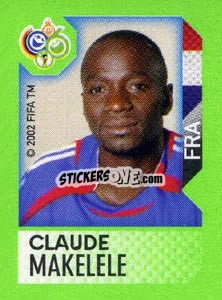 Sticker Claude Makelele - FIFA World Cup Germany 2006. Mini album - Panini