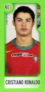 Sticker Cristiano Ronaldo - FIFA World Cup Germany 2006. Mini album n. 176 - Panini