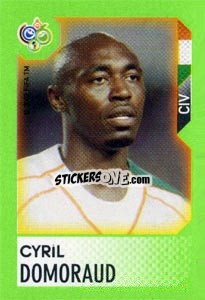 Sticker Cyril Domoraud - FIFA World Cup Germany 2006. Mini album n. 105 - Panini