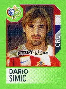 Figurina Dario Simic - FIFA World Cup Germany 2006. Mini album - Panini