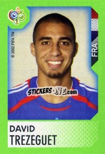 Cromo David Trezeguet - FIFA World Cup Germany 2006. Mini album - Panini