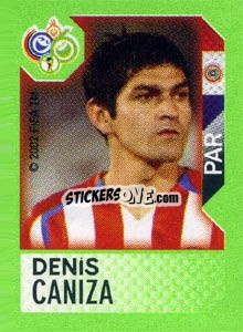 Sticker Denis Caniza - FIFA World Cup Germany 2006. Mini album - Panini