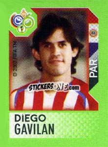 Sticker Diego Gavilan - FIFA World Cup Germany 2006. Mini album n. 69 - Panini