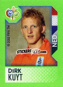 Sticker Dirk Kuyt - FIFA World Cup Germany 2006. Mini album n. 135 - Panini
