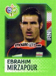 Figurina Ebrahim Mirzapour - FIFA World Cup Germany 2006. Mini album - Panini