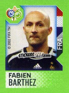 Sticker Fabien Barthez - FIFA World Cup Germany 2006. Mini album - Panini
